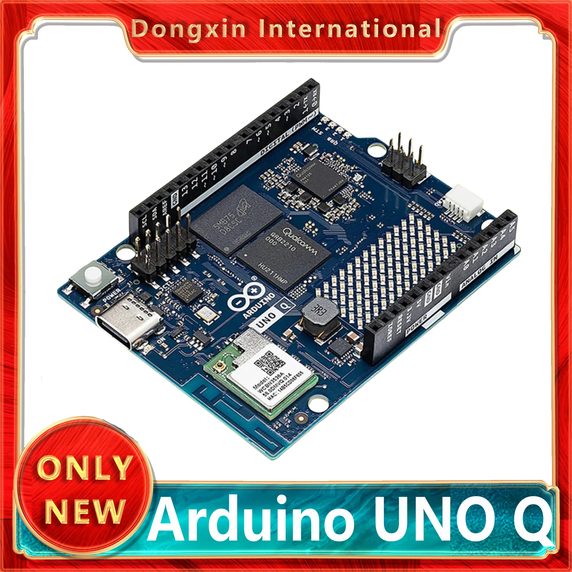 yZ[zArduino UNO Q ABX00162 2GB+16GB 4GB+32GB Qualcomm QRB2210 STM32U585 MCUJ{[h