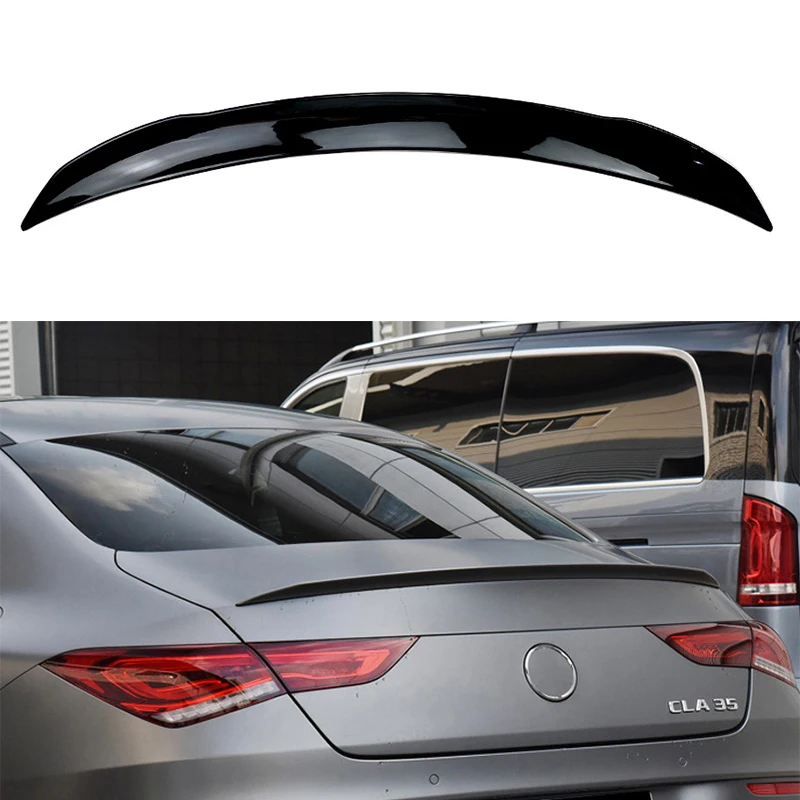 

Car Rear Trunk Spoiler Wing Tailget Lid Flap Lip For Mercedes Benz CLA Class C118 AMG 2020 2021 2022 2023