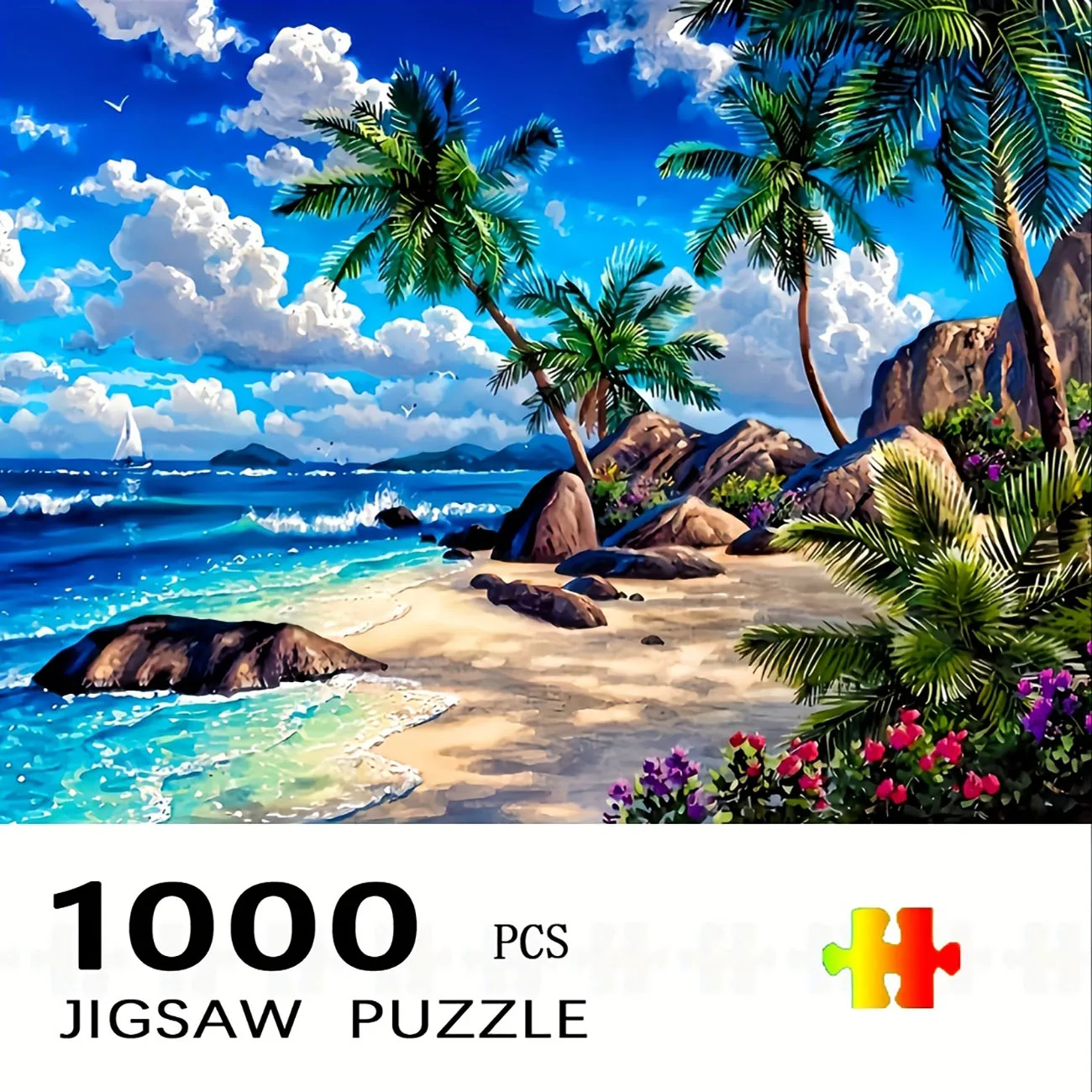 500/1000-piece Adult Puzzle - Premium Thick Cardboard, Challenging Large Jigsaw Assembly, Christmas/Festive Gift