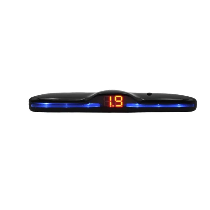 Car reversing radar 4 crescent moon beep silent three-in-one, intelligent voice drop reminder