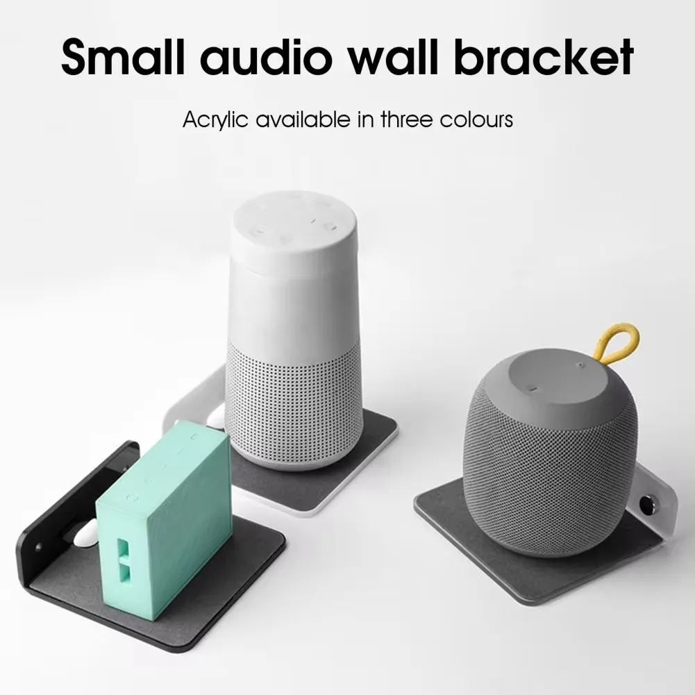 

Wall Mounted Bluetooth $peaker Holder for JBL $mall $peakers for Mobile PhonesBracket Holder 4.3 inch
