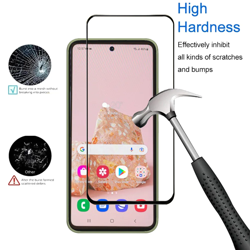 Szkło ochronne dla Samsung A54 A55 A35 5G Ochraniacze ekranu Galaxy A54 A34 A24 A14 A15 A25 Szkło hartowane i folia na Camera SamsungA54 Screen