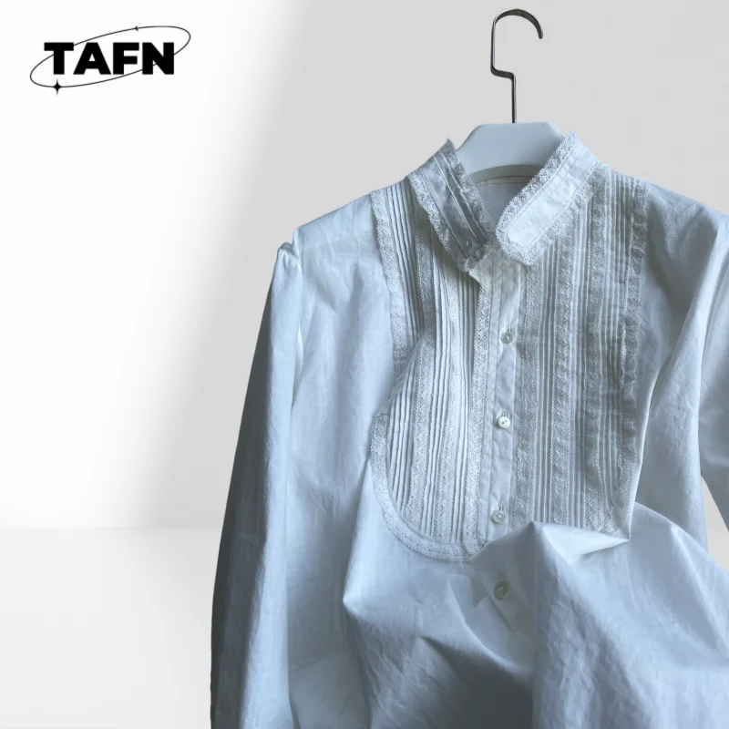 لطيف الرومانسية الكلاسيكية المرأة زر أسفل قميص كتلة اللون بلوزة عادية مريحة مكتب WearAH0192