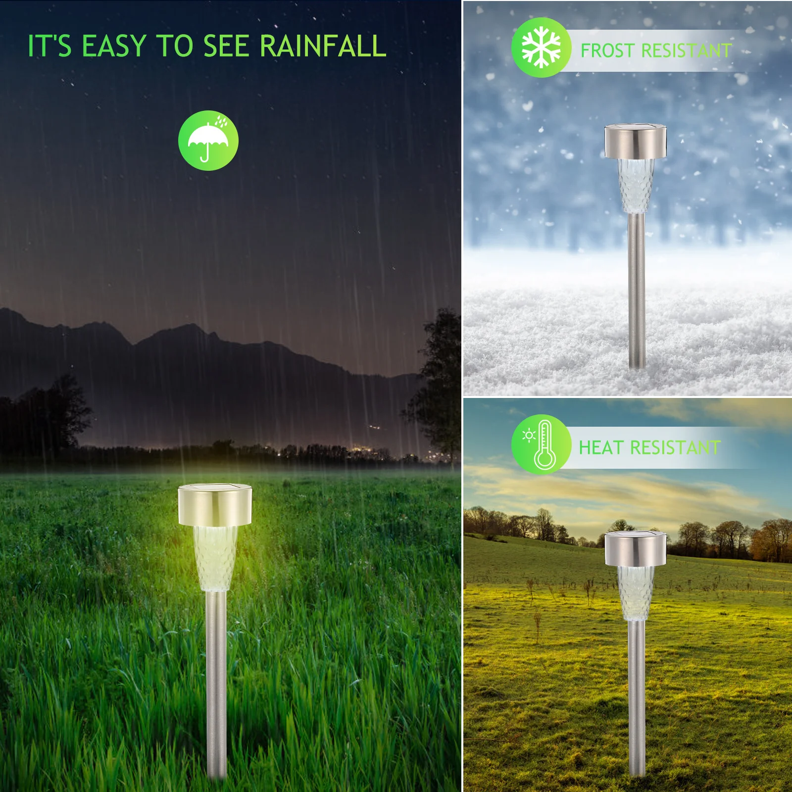 

Outdoor Light, Solar Stake Light For Garden Lawn Yard Courtyard High Brightness Solar Garden Lamp For Outdoor Lighting