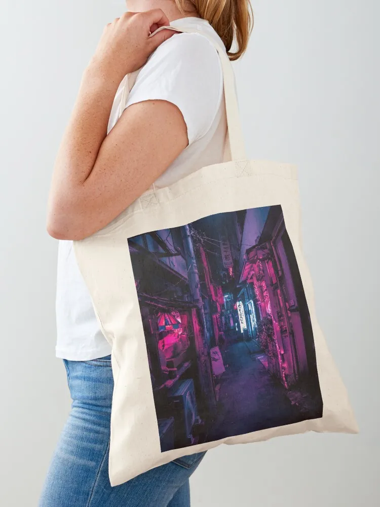 Underground Alleyway To Neon Festival Tote Bag the tote bag great bag Canvas Tote