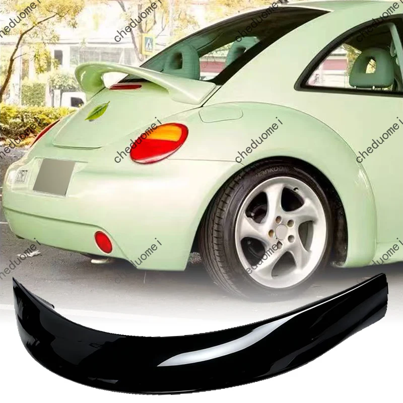 olkswagen Beetle 9C1 1998‑2010 Cut‑Out Style Real Carbon Fiber Spoiler Wing Car Trunk Modification Accessories