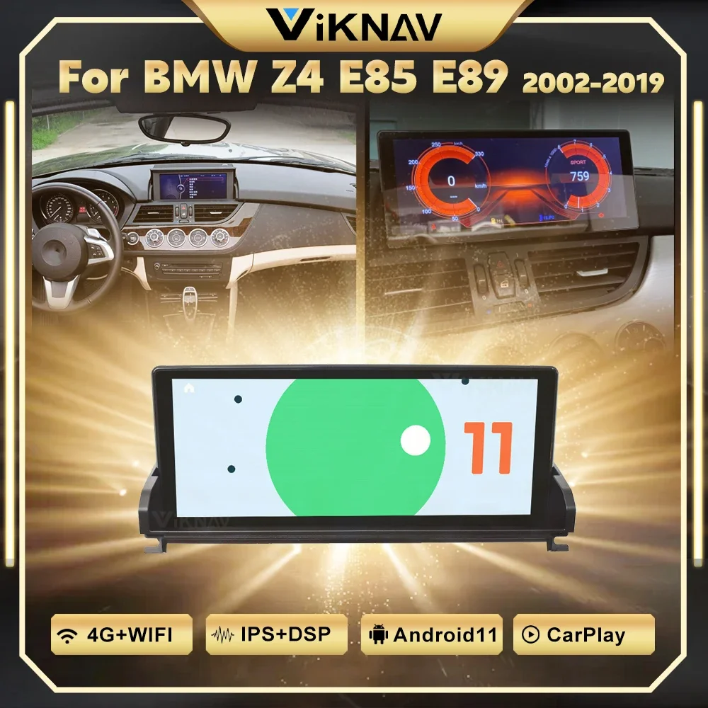 

Android 13 Car Radio Upgraded for BMW Z4 E89 2009-2018 Auto Stereo Multimedia Player GPS Navigation Wireless Apple Carplay