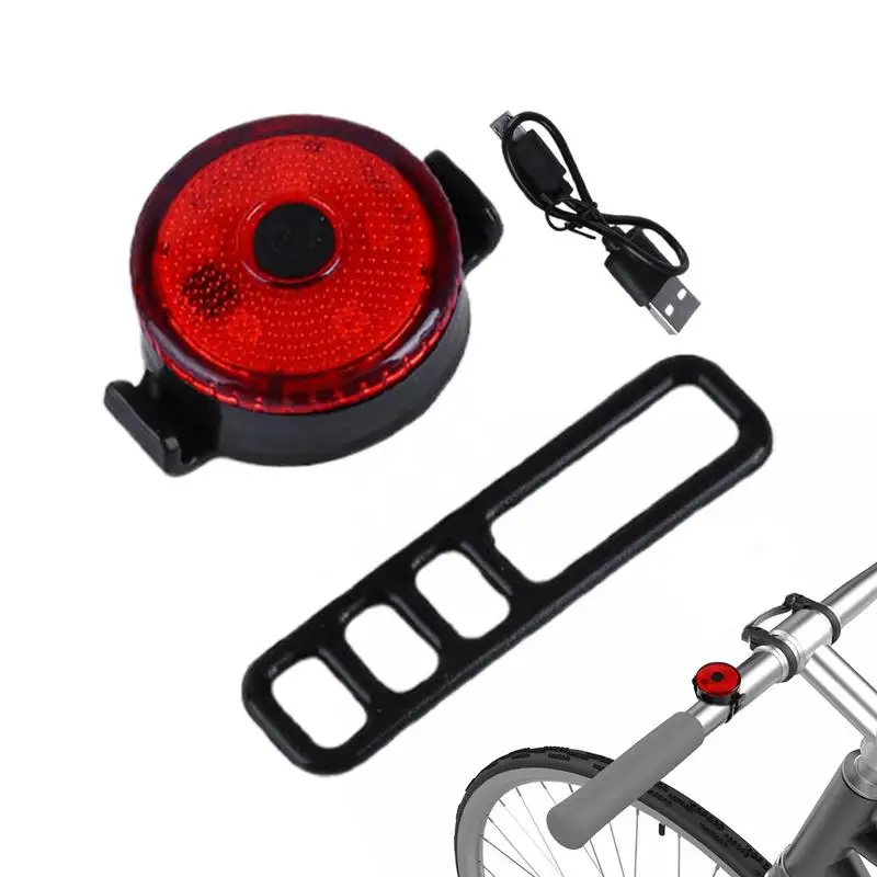 

Cycle Tail Light USB Charging Cycle Rear Lamp 3 Lighting Modes Water Resistant Light Mountain Cycle Accessories For Commuting