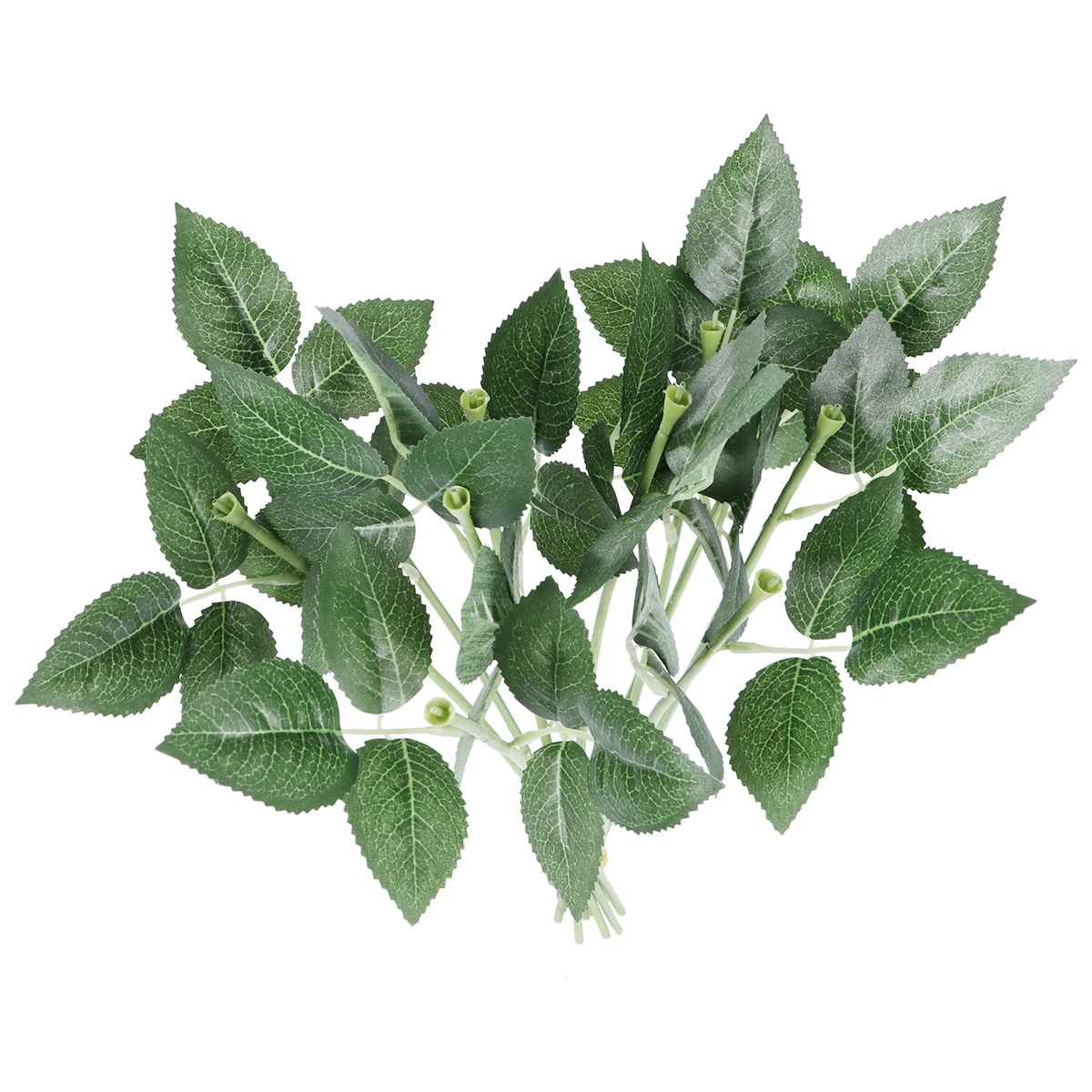 

10pcs Artificial Rose Stems Green Realistic Floral Stem Wire For Home Wedding Party Decor Rose Stem With Leaves Flower Stems