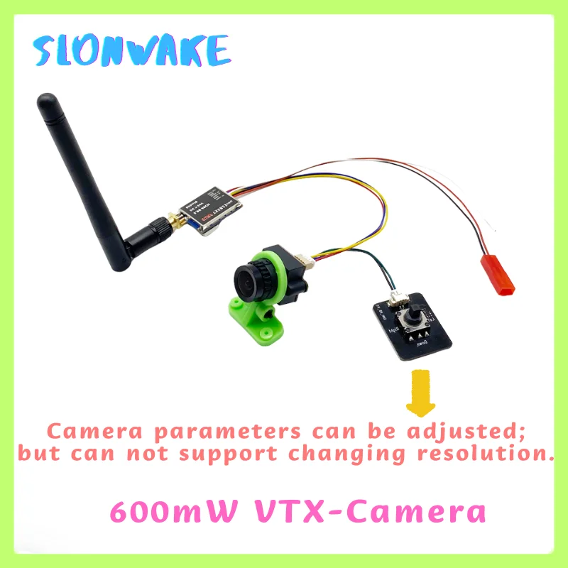 

Easy to use 5.8G 40CH FPV Set Video VTX Pit/600mW Transmitter TS5823 Pro and mini CMOS 1200TVL Camera with Racing Drone fpv set