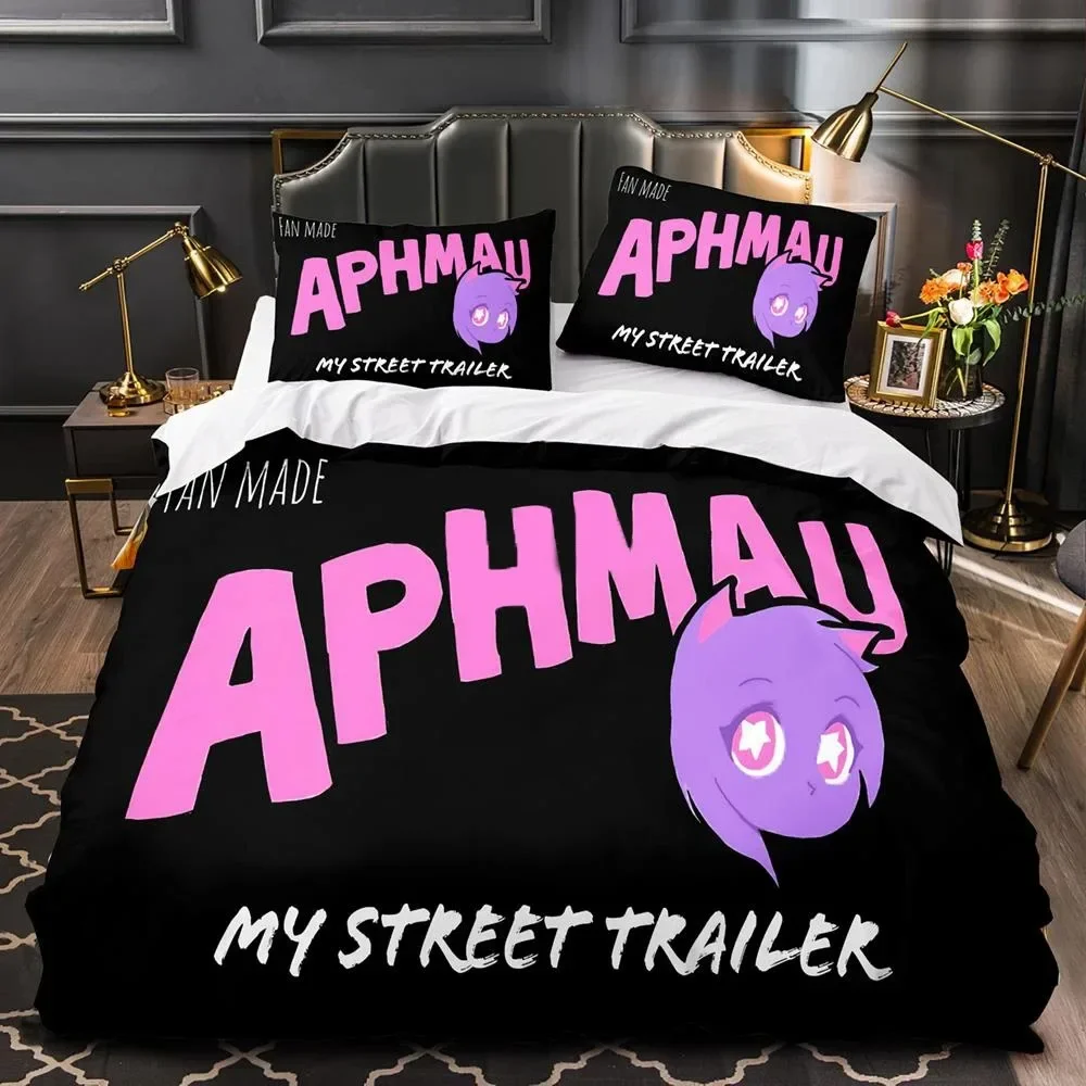 

3D Print Aphmau Cartoon Bedding Set Single Twin Double Queen King Cal King Size Bed Linen Set