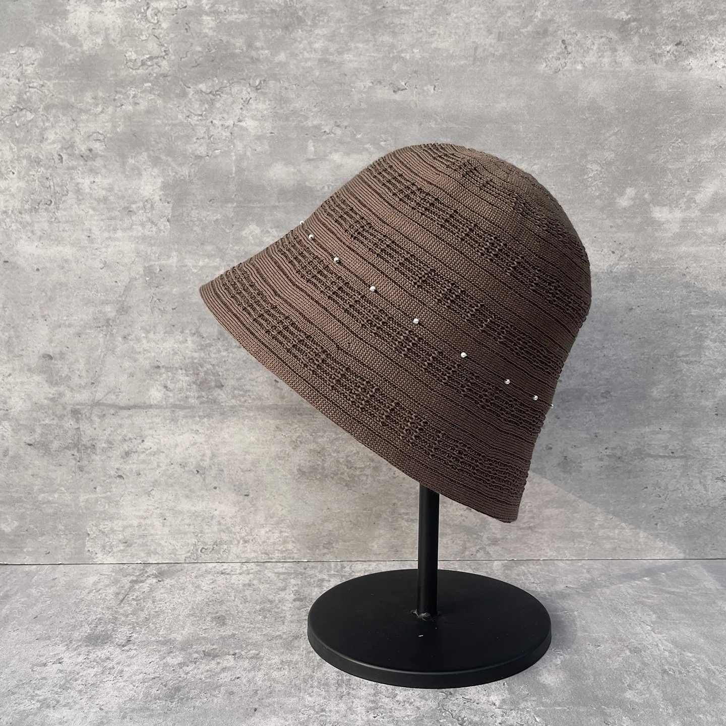 chapeau-bob-en-tricot-creux-raye-avec-decorations-de-perles-pour-femme-pliable-printemps-Ete-protection-solaire-effet-amincissant