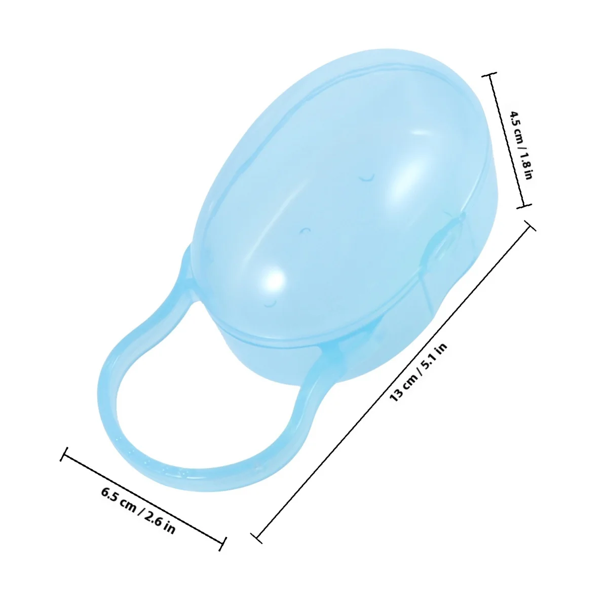 4 قطعة حامل اللهاية المحمولة صندوق تخزين الطفل مادة آمنة متينة للسفر حامل مصاصة المنزل #2
