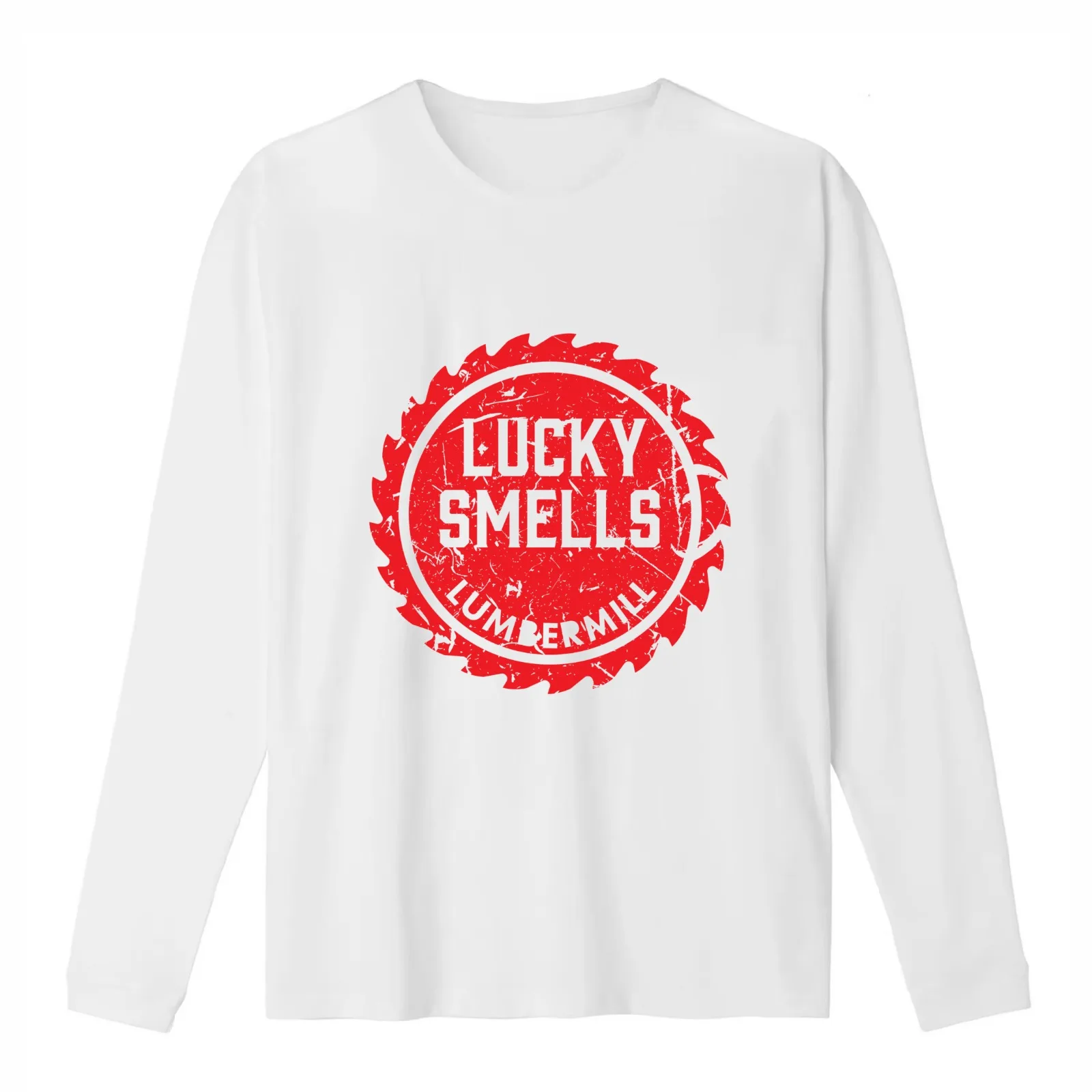 Lucky Smells Lumbermill Red (A series of Unfortunate events) T-Shirt Summer Casual Cotton Tee Oversized Streetwear Tops