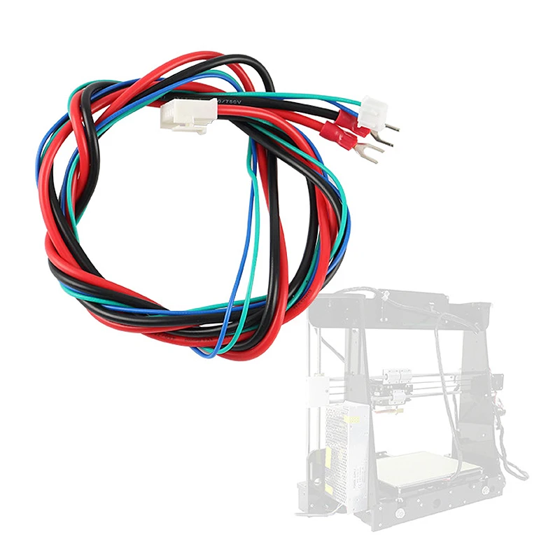 Замените Anet A6/A8 Hotbed Bed Line/Cable, обновленный MK2A/MK2B/MK3 для Mendel I3 Anet A8, кабель с подогревом для 3D-принтера, хит продаж