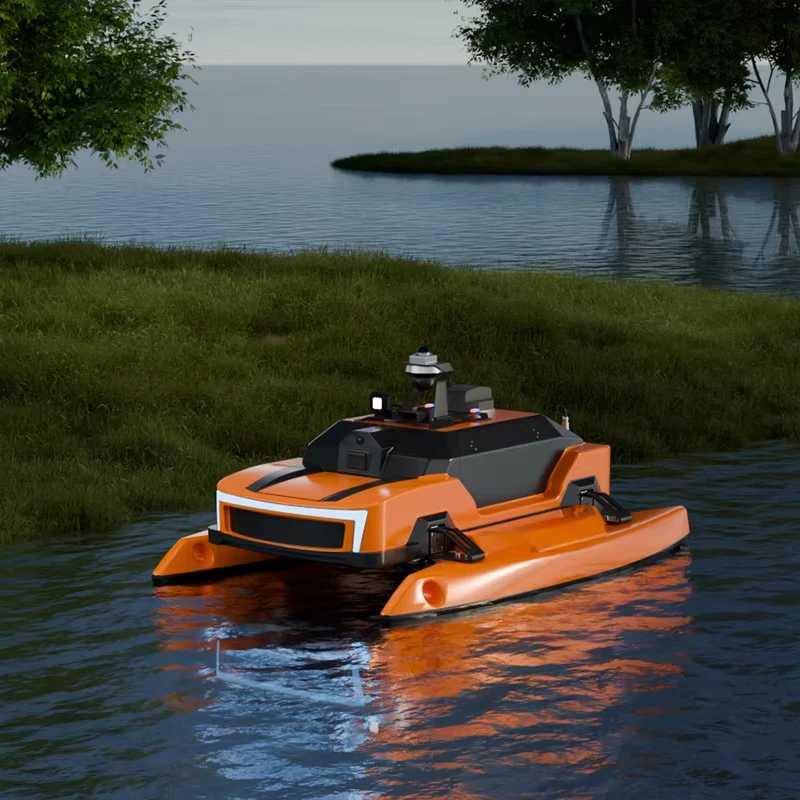 Intelligent USV with Underwater ROV for Water Quality