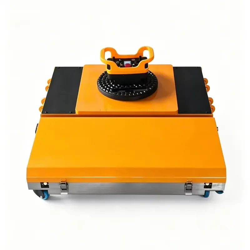 30 Ton Battery Electric Tank Trolley, 360° Rotatable Wireless Remote Control Heavy Mechanical Handling Skate