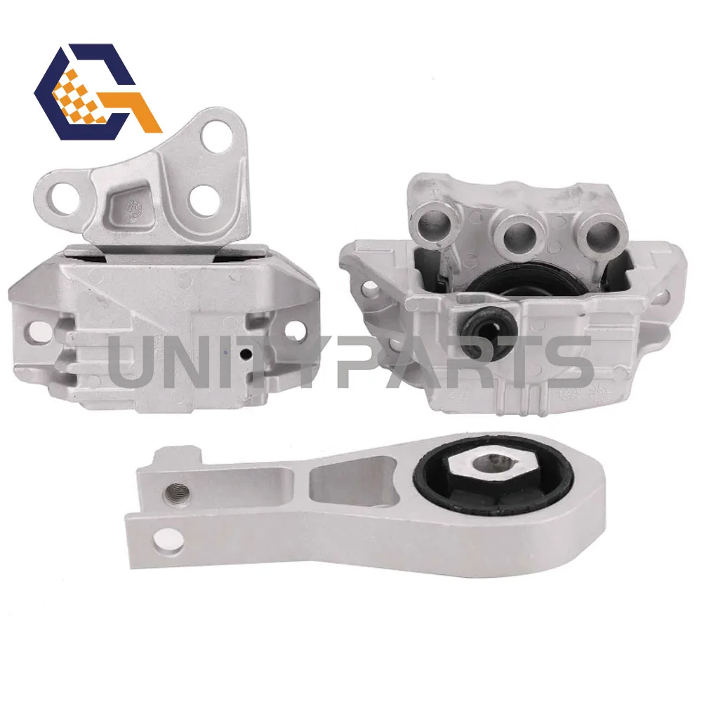 3Pcs Engine Motor & Transmission Mount for Fiat 500X Jeep Compass Renegade Ram Promaster City 68363755AA 68363756AA 68258599AA