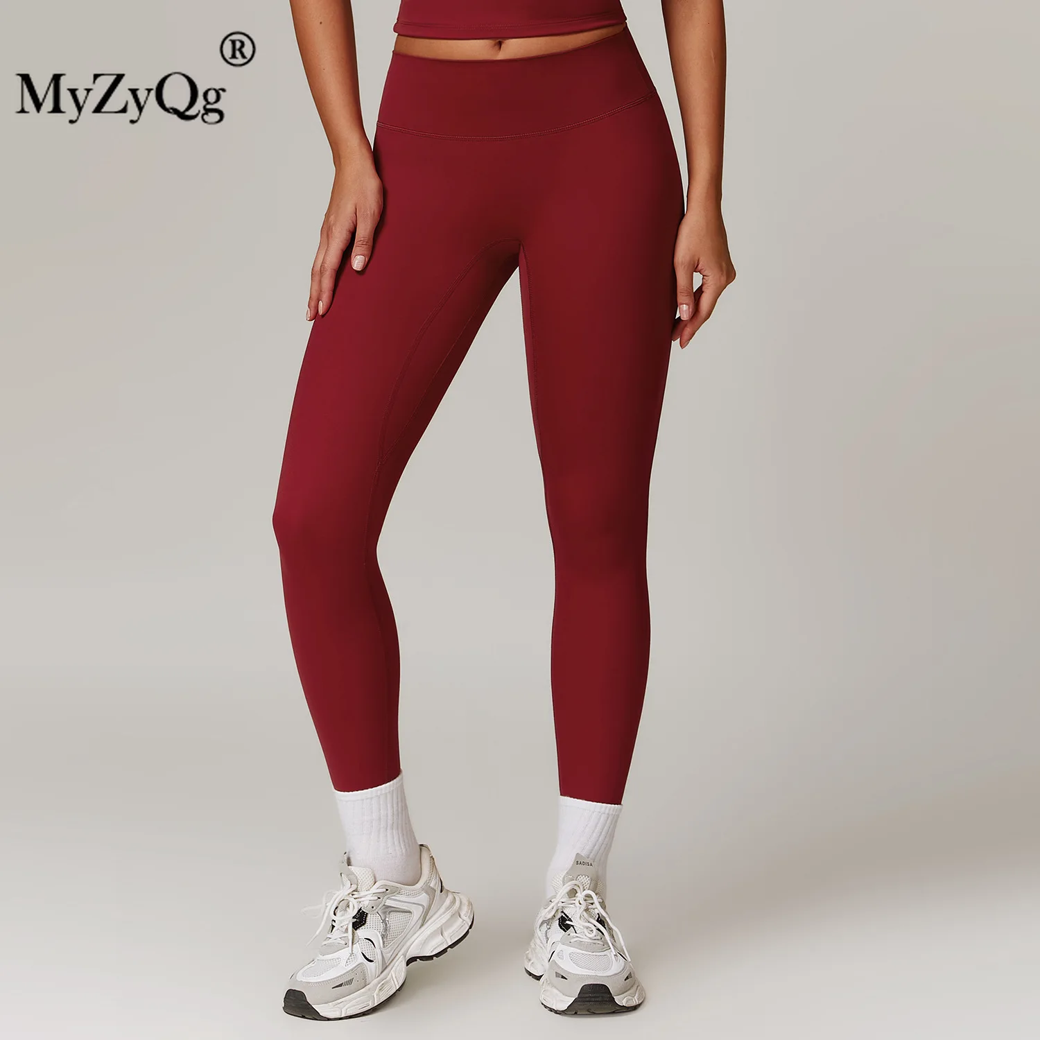 MyZyQg Women High Waist Lift Hip Buffing Yoga Legging Pilate Tight Running Fast Dry Fitness Pants Wear Thin Tight Sports Pants