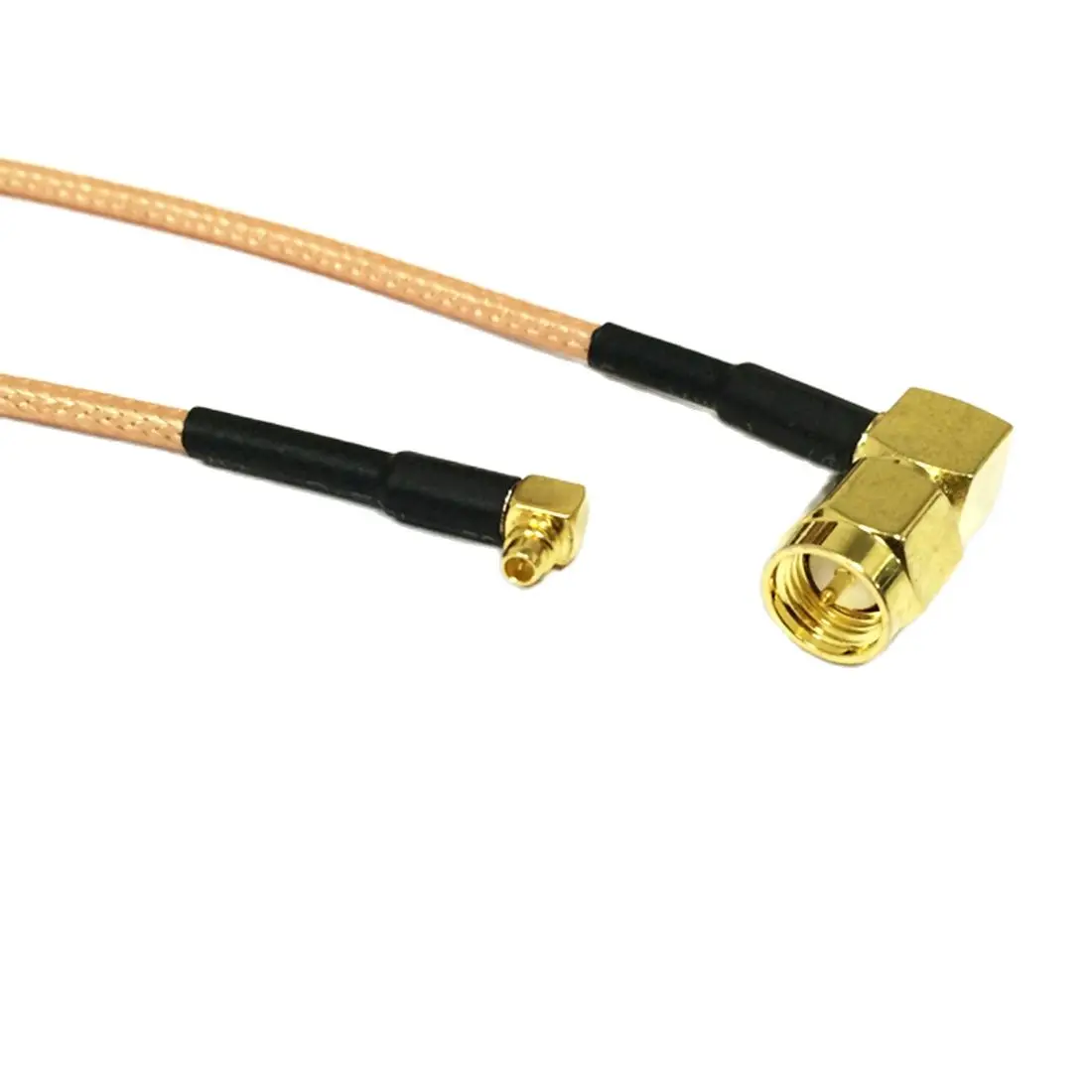 SMA  Male Right Angle Switch MMCX Plug 90-Degree Pigtail Cable 15CM 6\