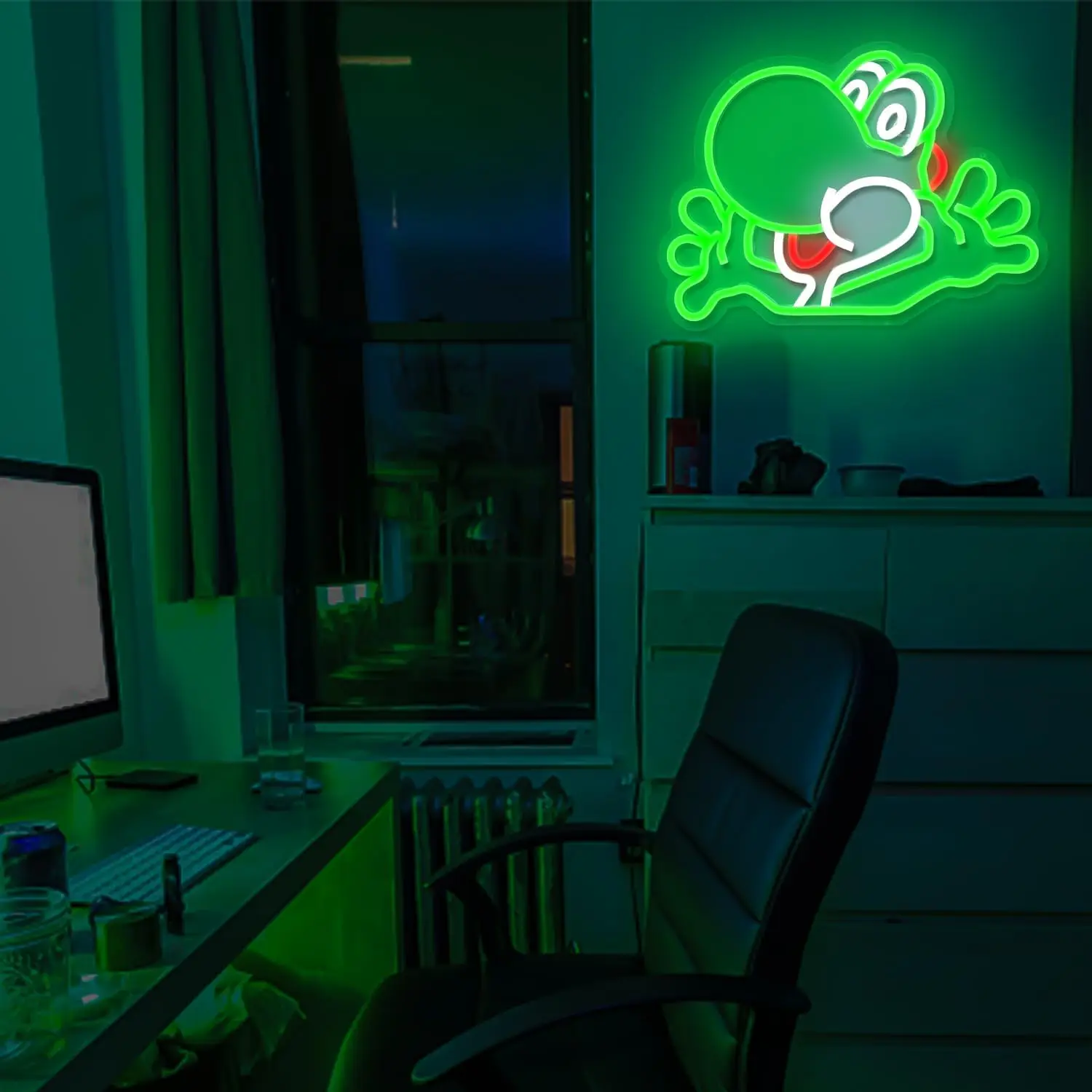 Animal Neon Sign USB Powered LED Neon Light for Game Room Living Room Bedroom Hotel Bar Store Wall Decor Kids Teens Boys Gifts