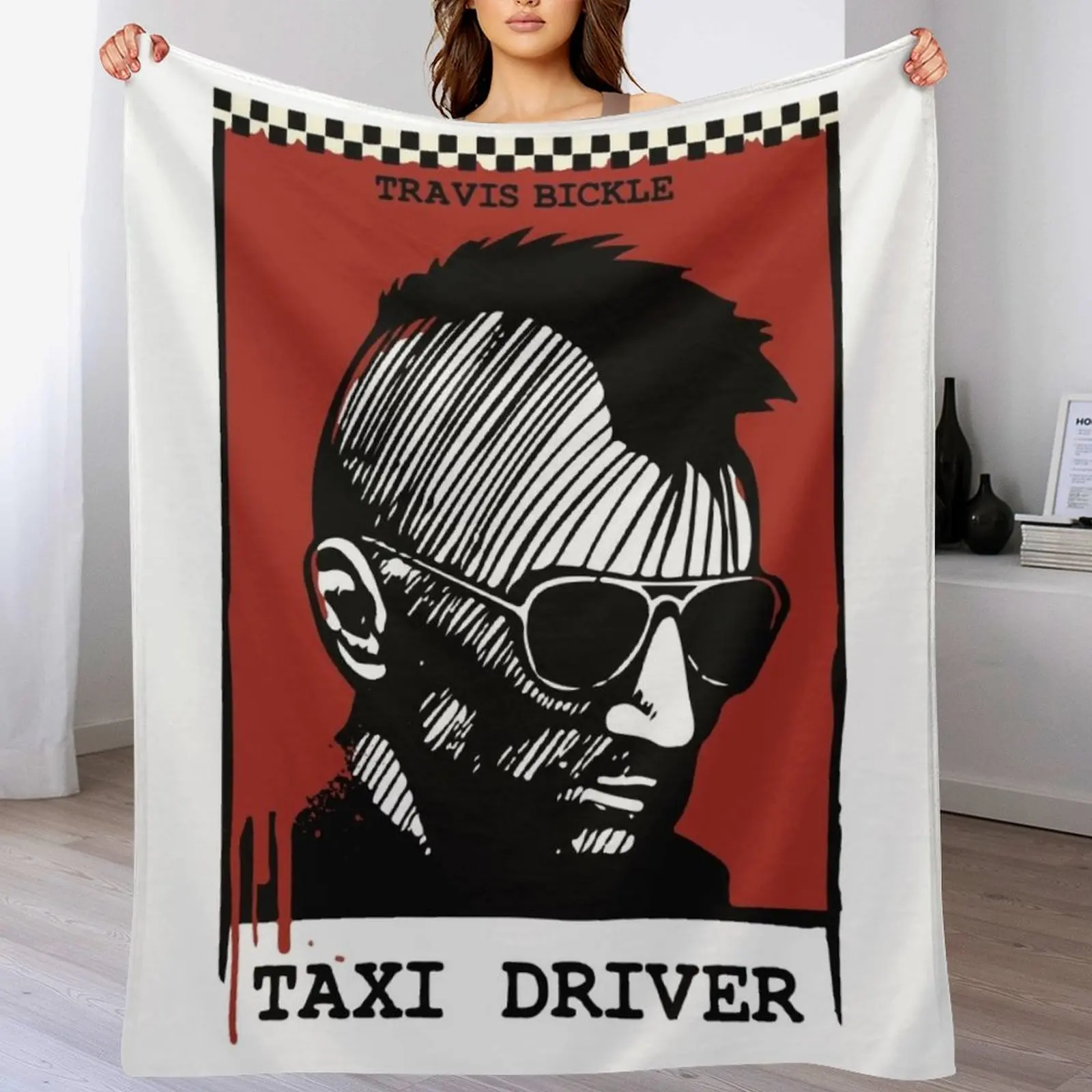

Taxi Driver-Travis Bickle Throw Blanket Beautifuls Flannel Bed Thermals For Travel Blankets