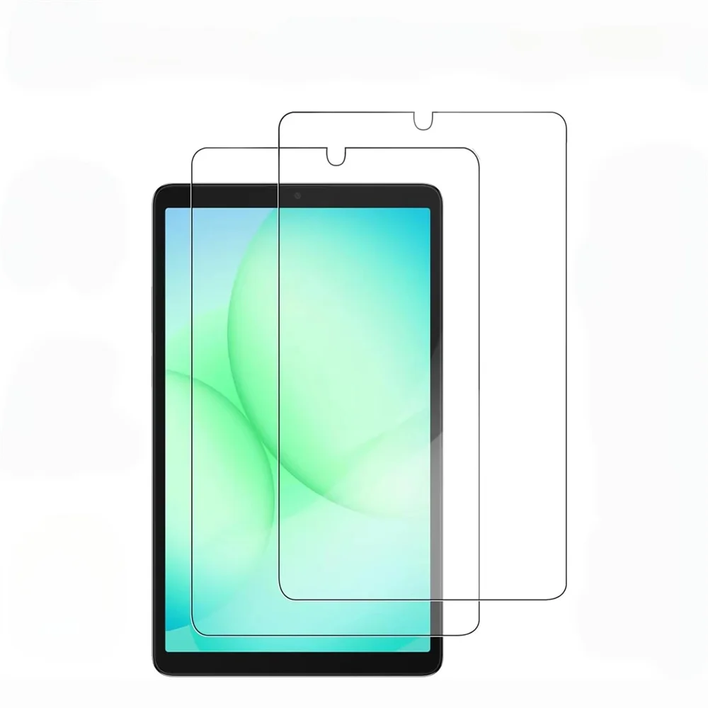 2 Stück 9H gehärtetes Glas Displayschutzfolie für Samsung Galaxy Tab A9 A11 8,7 Zoll 2025 SM-X133 SM-X110 Kratzfeste Schutzfolie