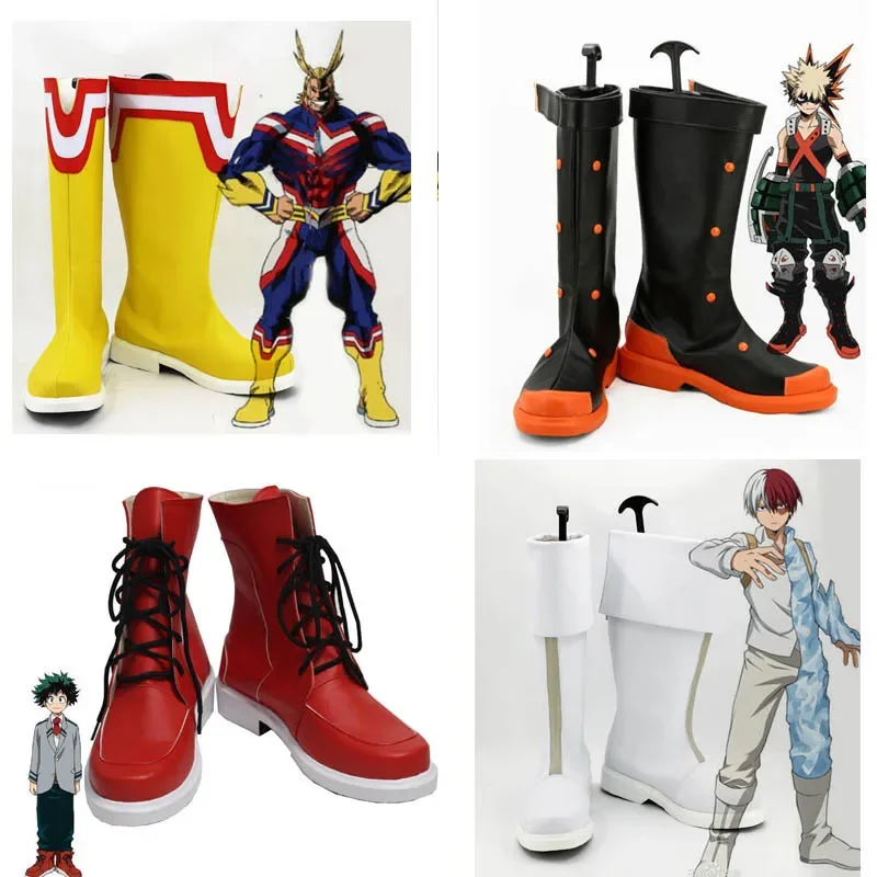 Boku No Hero Academy Midoriya All Might Shoto Todoroki Bakugou Cosplay Shoes My Hero Academy Boots PA8559