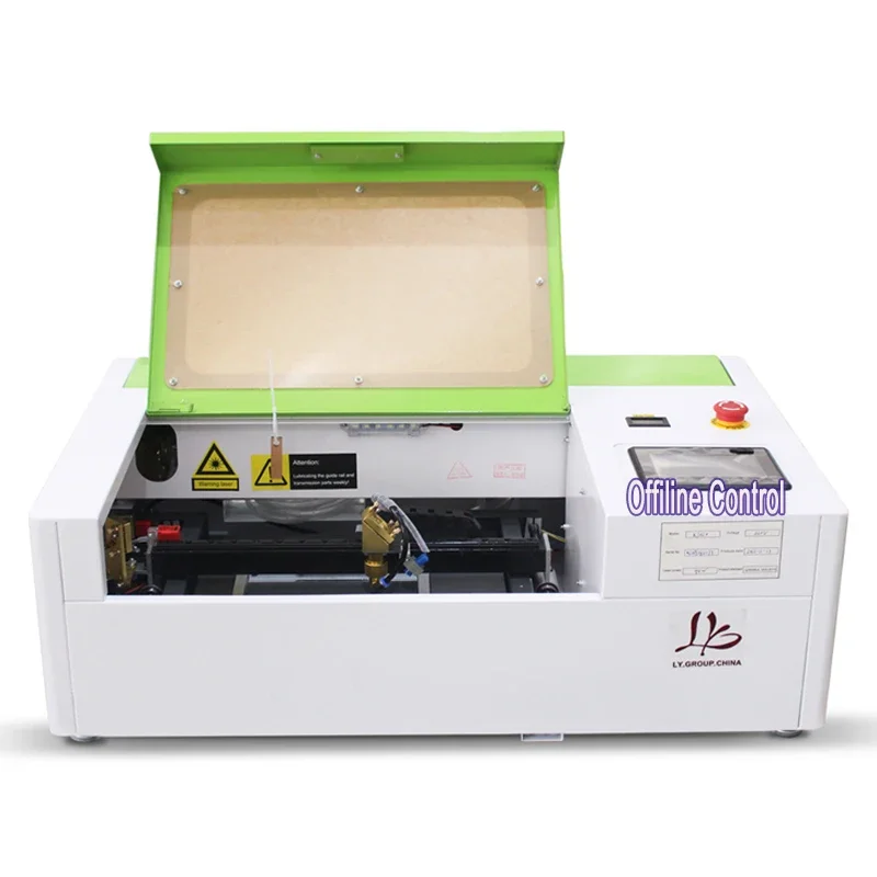 

LY Mini Laser 3020 40W DSP Offline TROCEN AWC7813 CO2 Wood Router Glass Carving Engraving Machine 300*200mm with USB Port