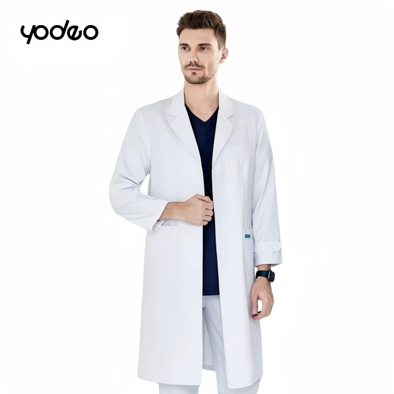 Blouse de Laboratoire Blanche à Manches Courtes, Vêtements de Travail de Style Coréen, 600 Médecin UC, Chirurgie Plastique Buccale et Dentaire, Hôpital, Salon de miles