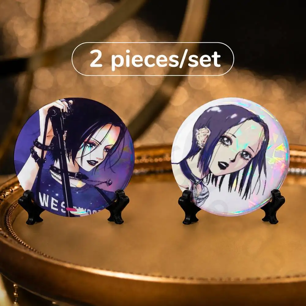 Anime N-Nana Pins 58mm Cute Cartoon Badge Handmade Brooches for Backpack Accessories Jewelry Gifts view 6