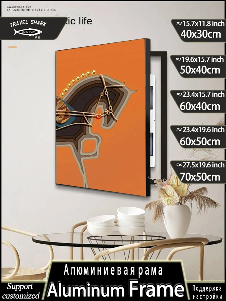 Home Decorative Painting Of Electric Meter Box Wall Art Living Room Decor Hanging Posters Mural With Metal Frame Custom