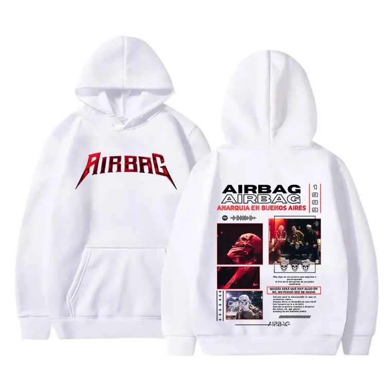 

Airbag Anarquia En Buenos Aires Merch Hoodie Men Women Clothing Hip Hop Vintage Oversized Sweatshirt Male Fleece Cotton Pullover