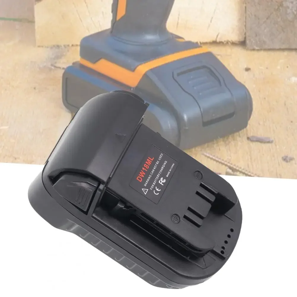 1Pcs DW18ML Battery Adapter Converts For Dewalt 18V Battery,Convert For Dewalt 20V Battery For Milwaukeee 18V Tool Use