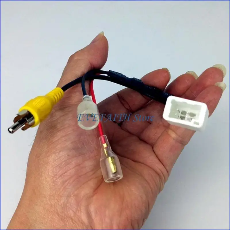 124B Car Reverse Camera Cable Radio Back Up Monitor Connector Retention Wiring Harness Clear View Suitable for Safer Parking