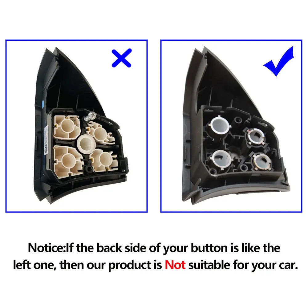 Kit de botón de interruptor de volante multifunción para coche, llave de Control para Mercedes Benz W164, W245, W251, ML, GL 300, 350, 400, 450,