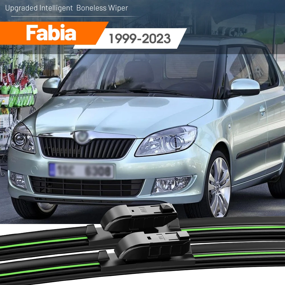 

2pcs For Skoda Fabia MK1 MK2 MK3 MK4 1999-2023 Front Windshield Wiper Blades 2007 2008 2011 2016 Windscreen Window Accessories