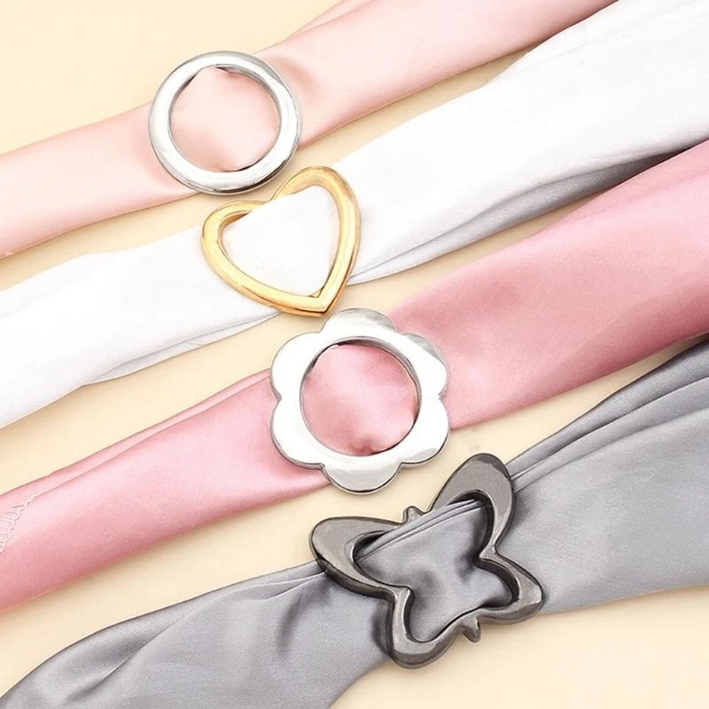 Simple tipo múltiple hebilla cinturón elegante bufandas estilo occidental pesas