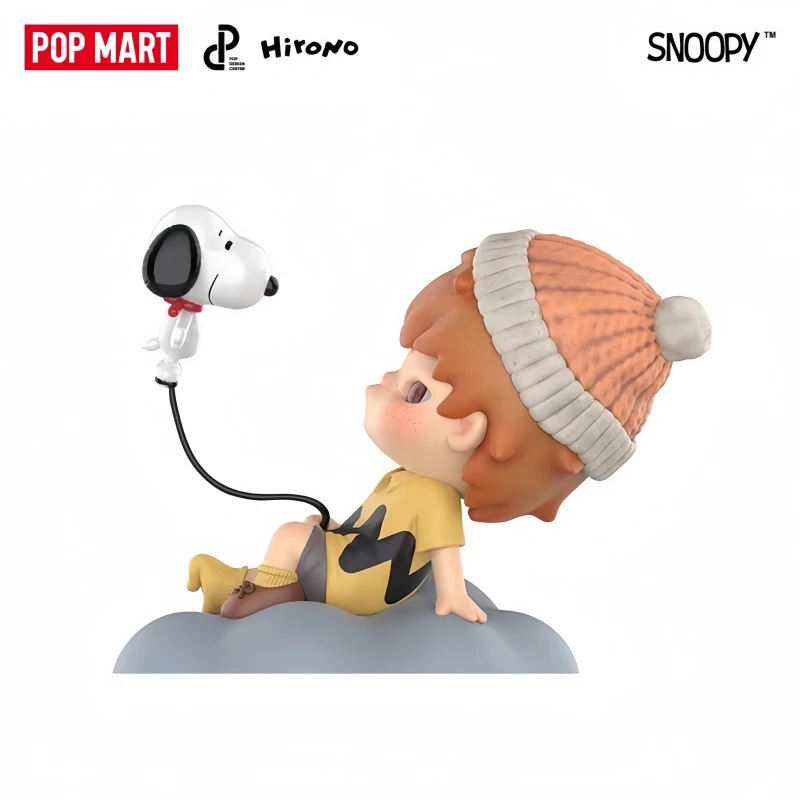 Hot verkopende originele POP MART Hirono X Snoopy hangende kaartfiguur blind box ornament fans verzamel speelgoed verjaardag verrassing cadeau