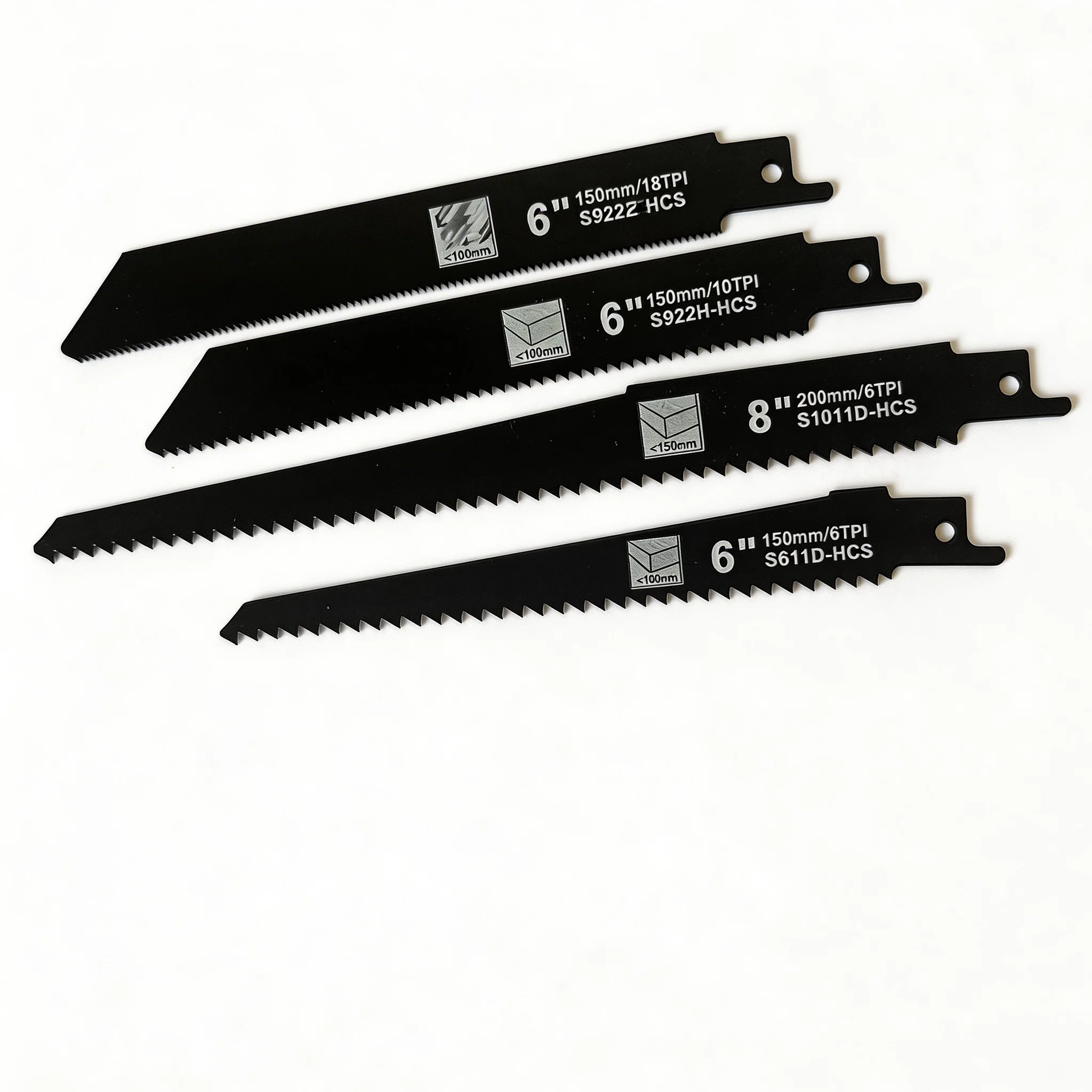 4pc Säbelsägeblätter High Carbon Stahl Holz Astsägeblätter Für Kunststoff Rohr Metall Schneiden S922H/S922E/S611D/S1011D