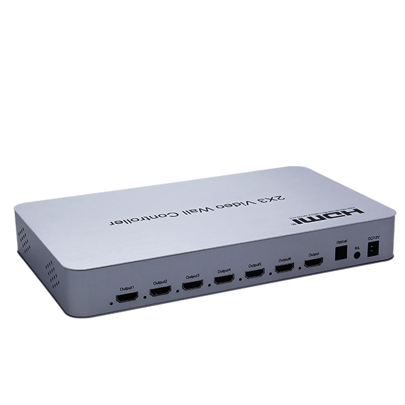 4K video wall controller 2x3 3x2 HDMI 6 output Display multi screen Stitching processor Switcher splicer For PS2 TV Computer