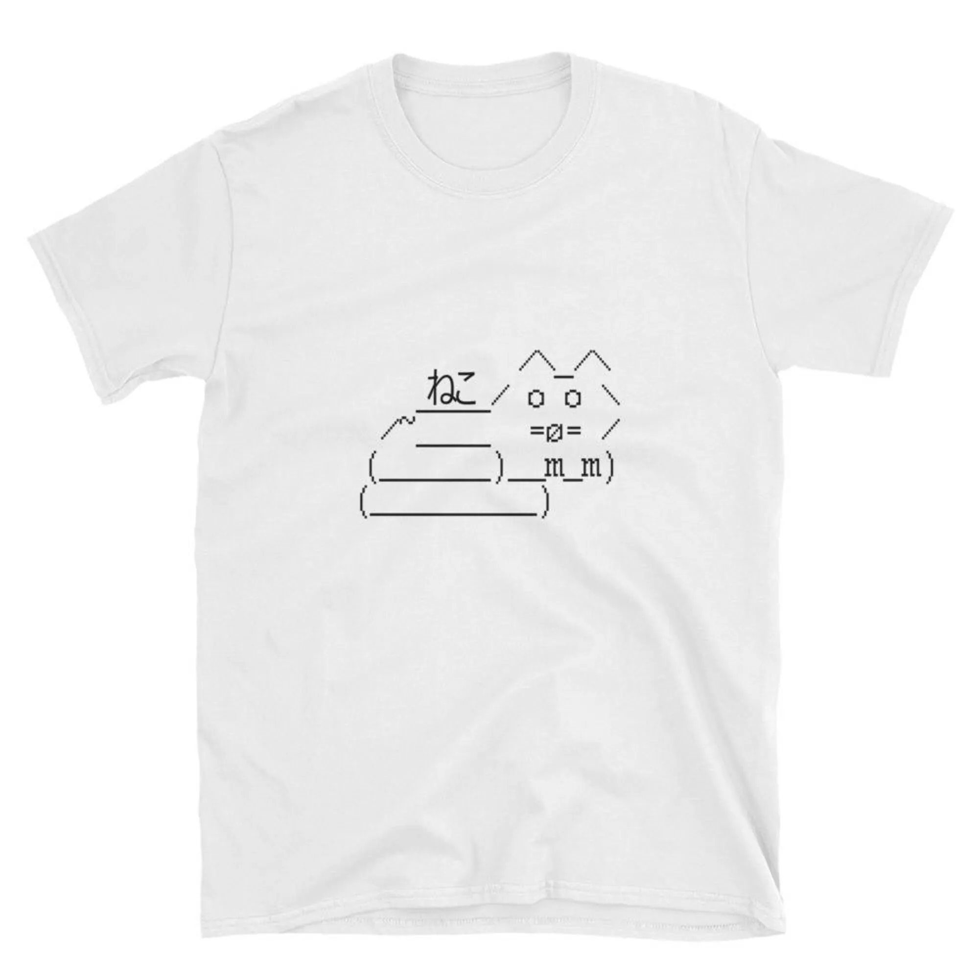 Japanese Ascii Art Neko Cat T Shirtt Shirt