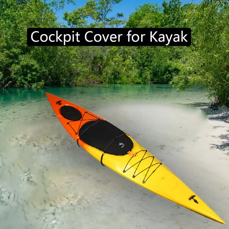 Sports Durable Double Stitched Waterproof Kayak Cockpit Cover Adjustable Waterproof Outdoor Ocean UV50 Blocking