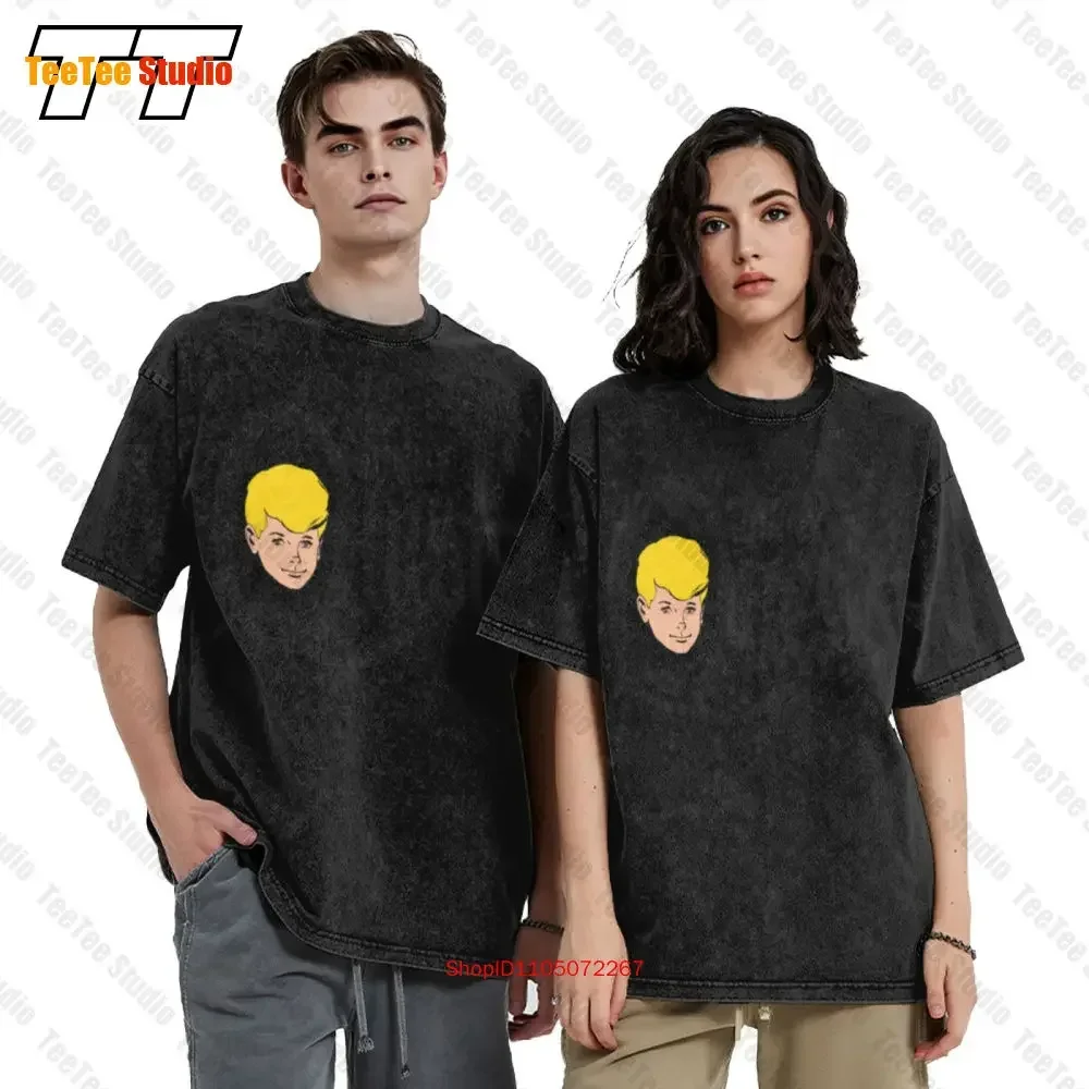 Jonny Quest Logo Vintage Oversized T-Shirt Hanna Barbera Cartoon Animation 9XD5
