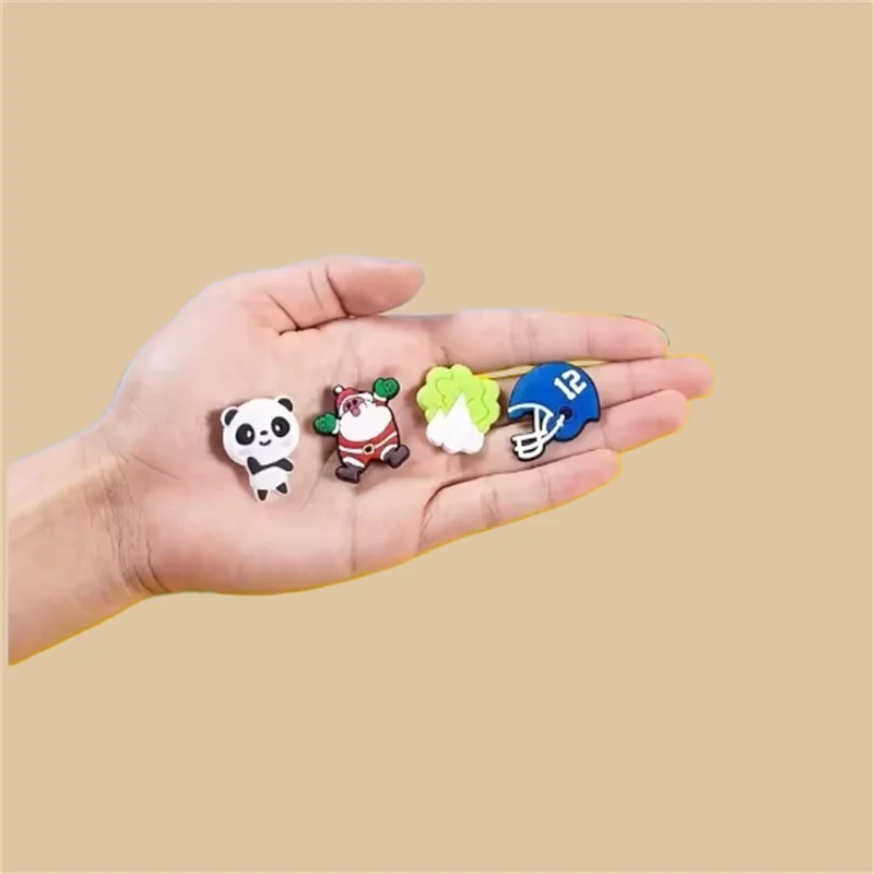 9/20/40/100/200/400Pcs Random Cartoon Shoe Decoration Charms for Clogs Bubble Slides Sandals Bracelet Party Favors