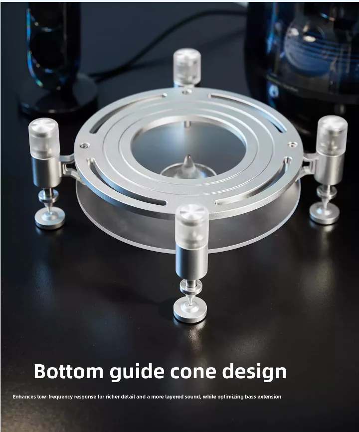 Magnetic Levitation Anti-Vibration Stand Speaker Bracket Desktop Damping Base for Harman Kardon Soundsticks 4/5