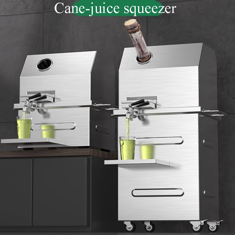 

Stainless Steel Sugar Cane Juice Squeezer Press Sugarcane Juicer Extractor Machine