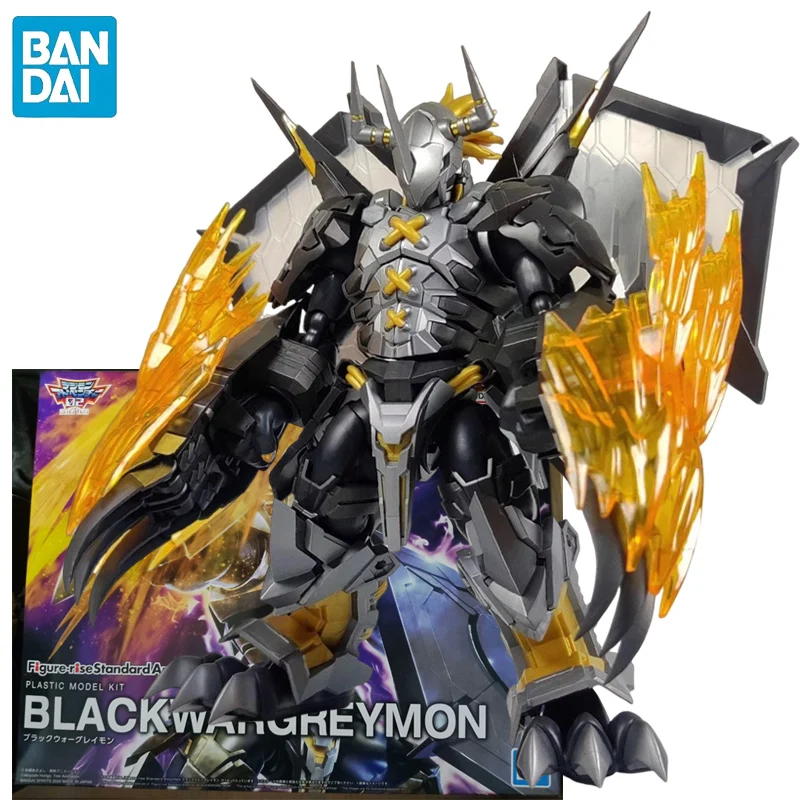 

In Stock BANDAI Figure-rise Standard Digimon Adventure 02 Black War Greymon Anime Action Figures Assembly Model Collection Toy