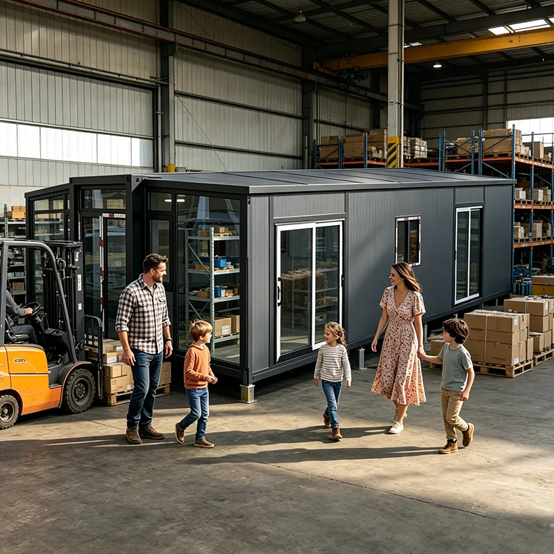 Poultry Farm Foldable Container House Chicken Duck Breeding Control Room Heat‑Insulated Portable Modular Cabin For Breeding Base