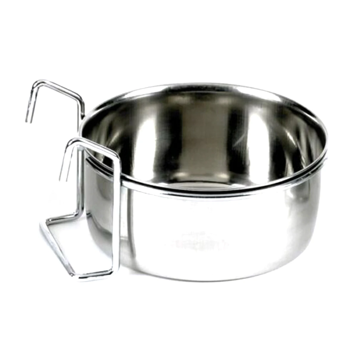 

Cat Rabbit Hang-on Stainless Steel Clamp-on Water Drinker Dog Feeding Bowl Bird Feeder Cage Cup